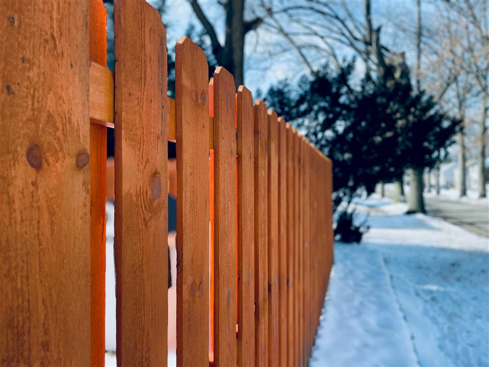 Closeboard garden fence in Kilmarnock